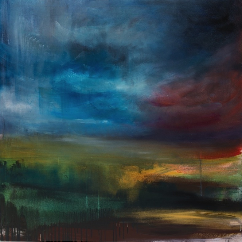 Amy Hoedemakers |Sky Fall|  oil | McAtamney Gallery and Design Store | Geraldine NZ